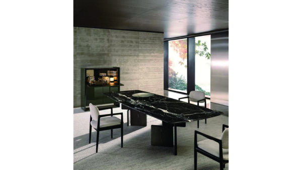 Marble Table Dining​ With T-shaped legs - Image 2