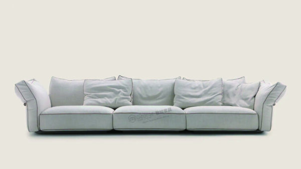 3 Seater Straight Sofa - Image 2