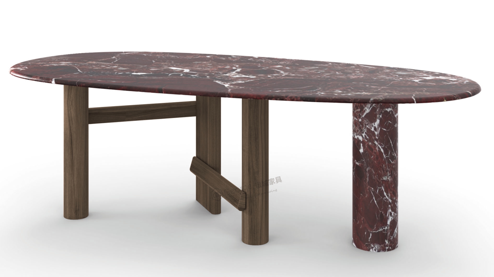 Marble dining table-4