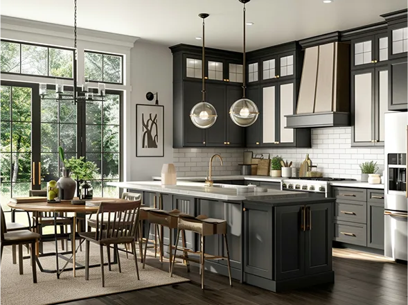 custom-Minimdlist kitchens with smart storage