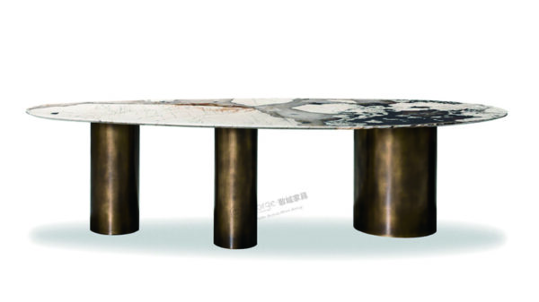 Oval dining table for 6