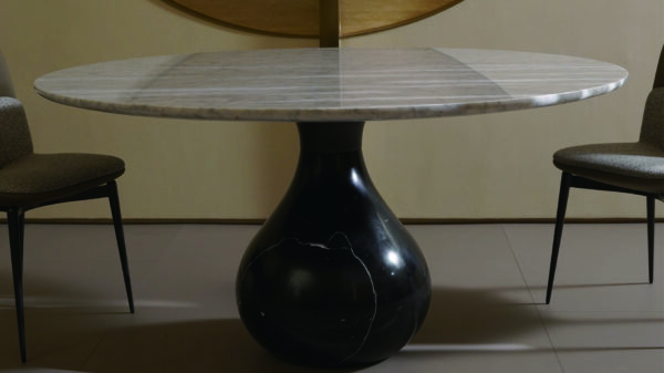 Luxurious Round Marble Dining Table - Image 2