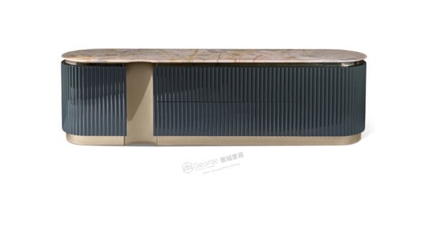 Jazz Gold Marble Sideboard-1