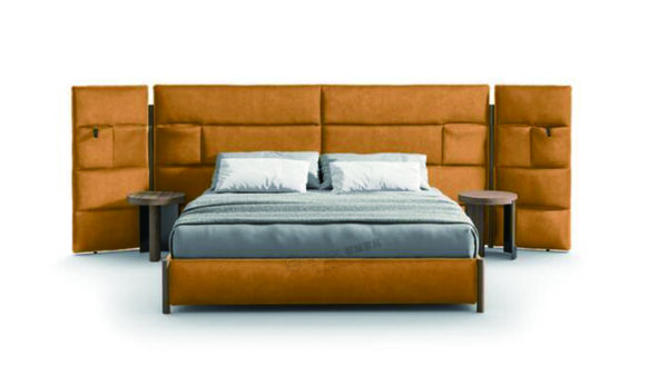 Pine Wood Frame V Shaped Bed