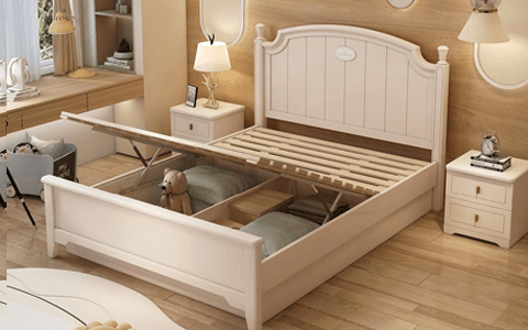 classic children bed with convenient under-bed storage