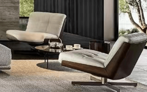 eames Lounge Chair and Ottoman for a luxurious living room