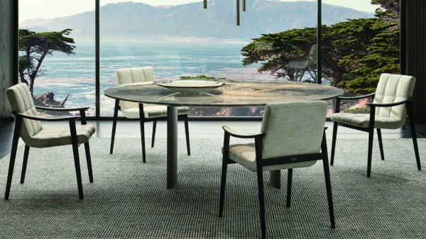 Modern Upholstered Ash Dining Chair - Image 2