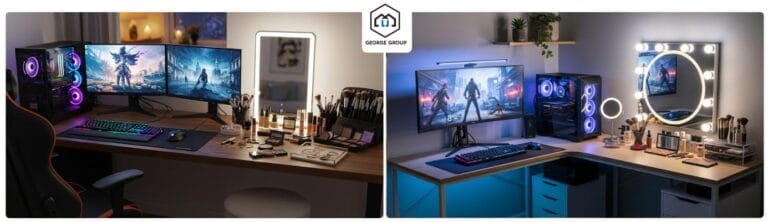 gaming vanity desk