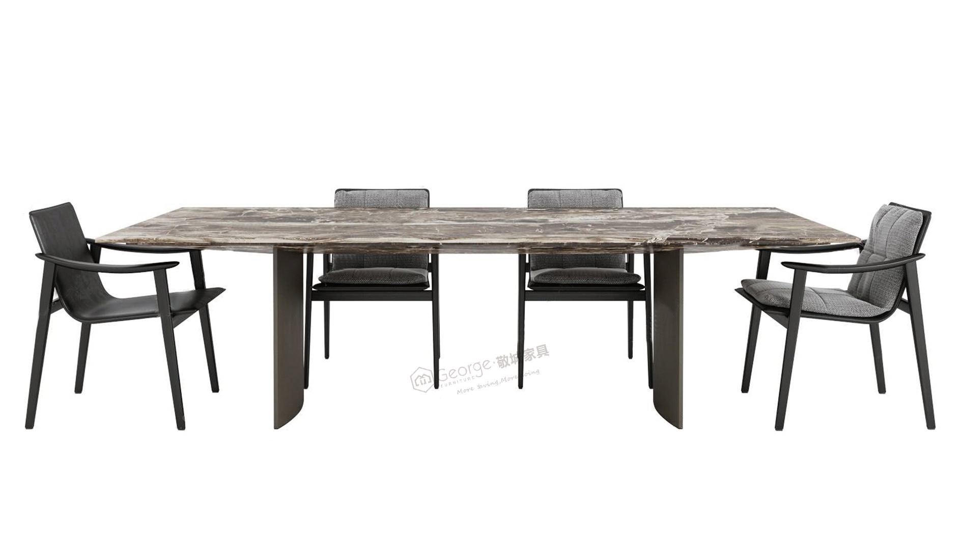 rectangular pedestal dining table