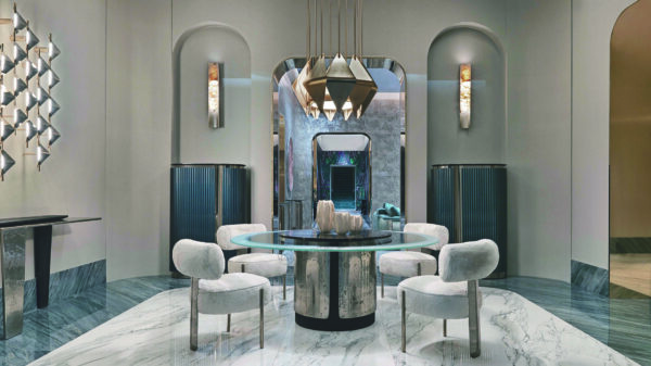 Pandora Marble Round Dining Table - Image 2
