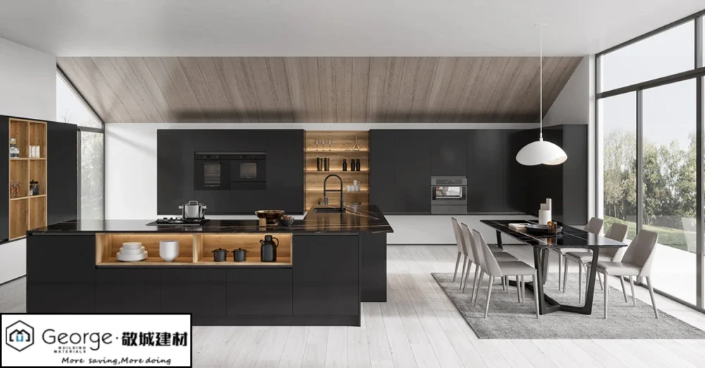 Dark Wood Kitchen Furniture