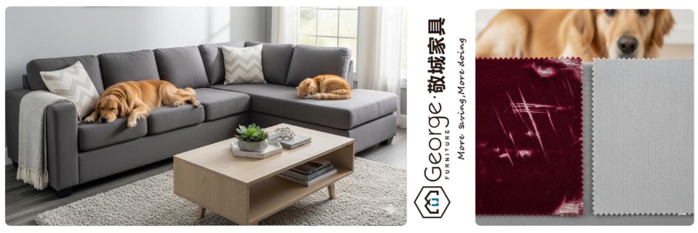 Guide to fabrics for dog-proof sofas