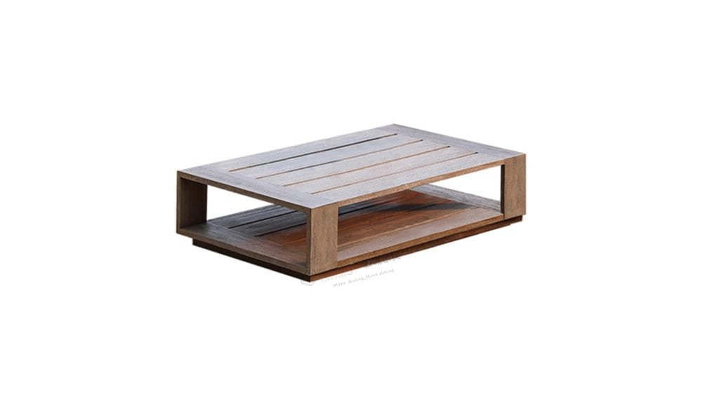 Outdoor Weather Resistant Solid Wood Coffee Table