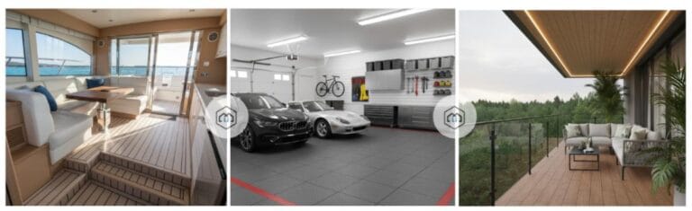 PVC Floors suitable for boat decks, garages, and outdoor terraces