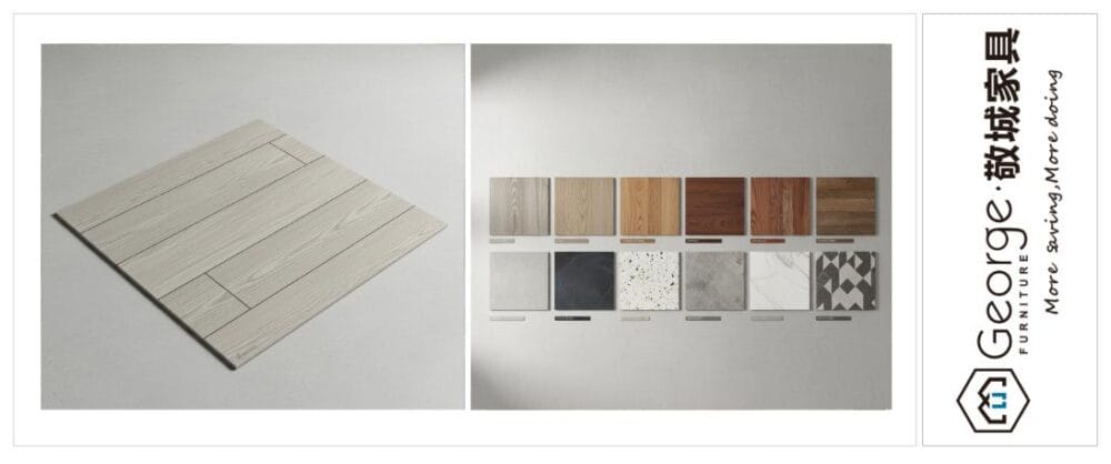 PVC flooring tiles
