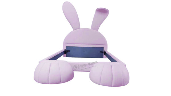 Adorable rabbit upholstered kids' bed