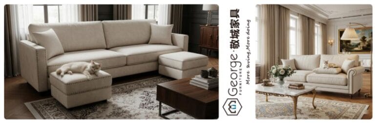 georges furniture offer pet-friendly sofa for pet owners