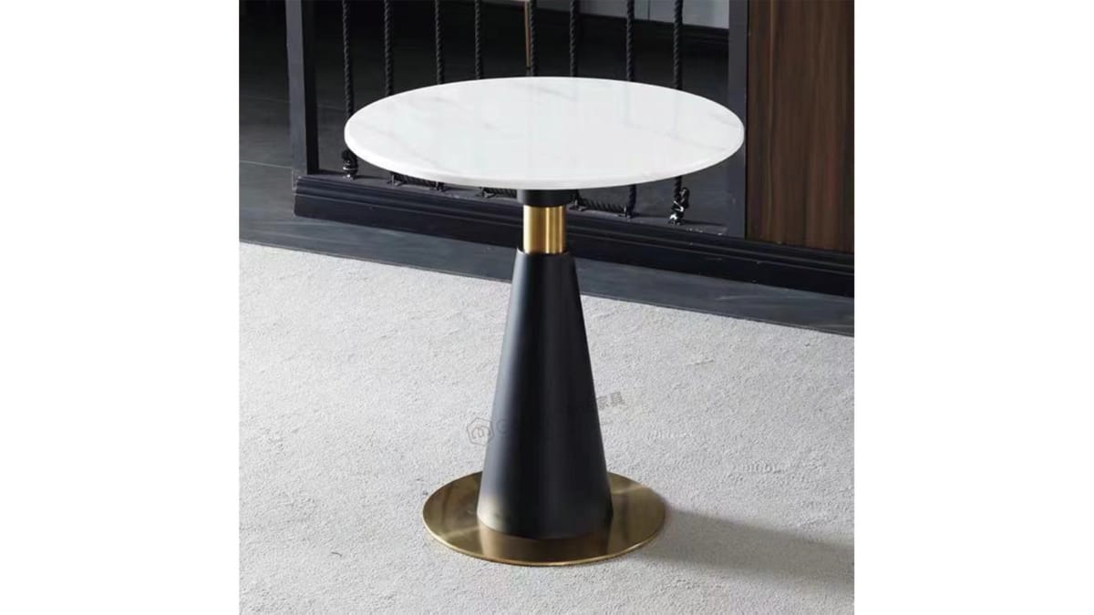 70CM Marble Tulip Bistro Table