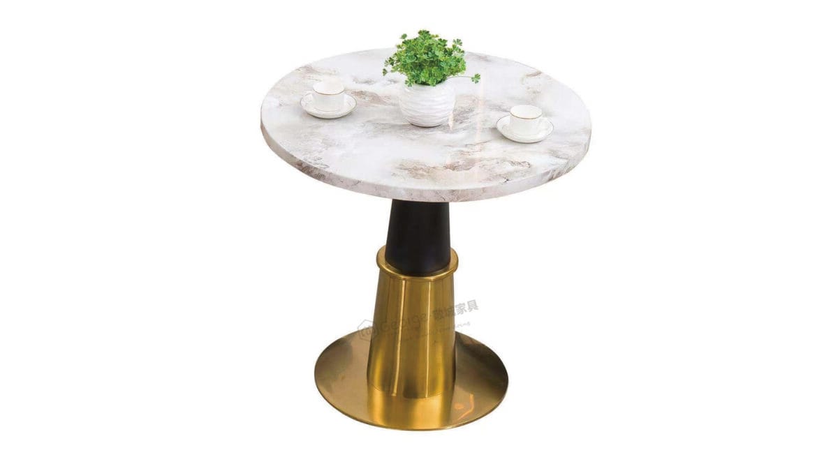 80CM Faux Marble Tulip Cafe Table