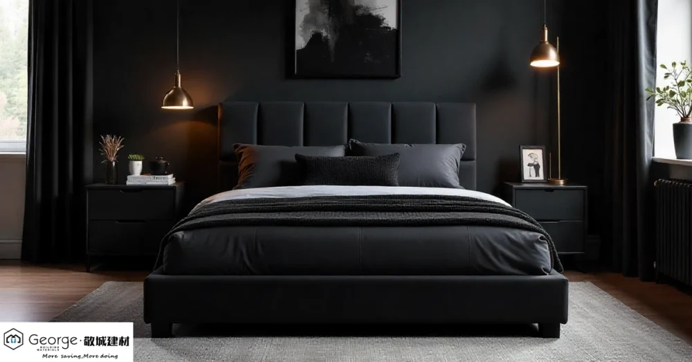 Contemporary Black Bedroom Design for a Trendy Look