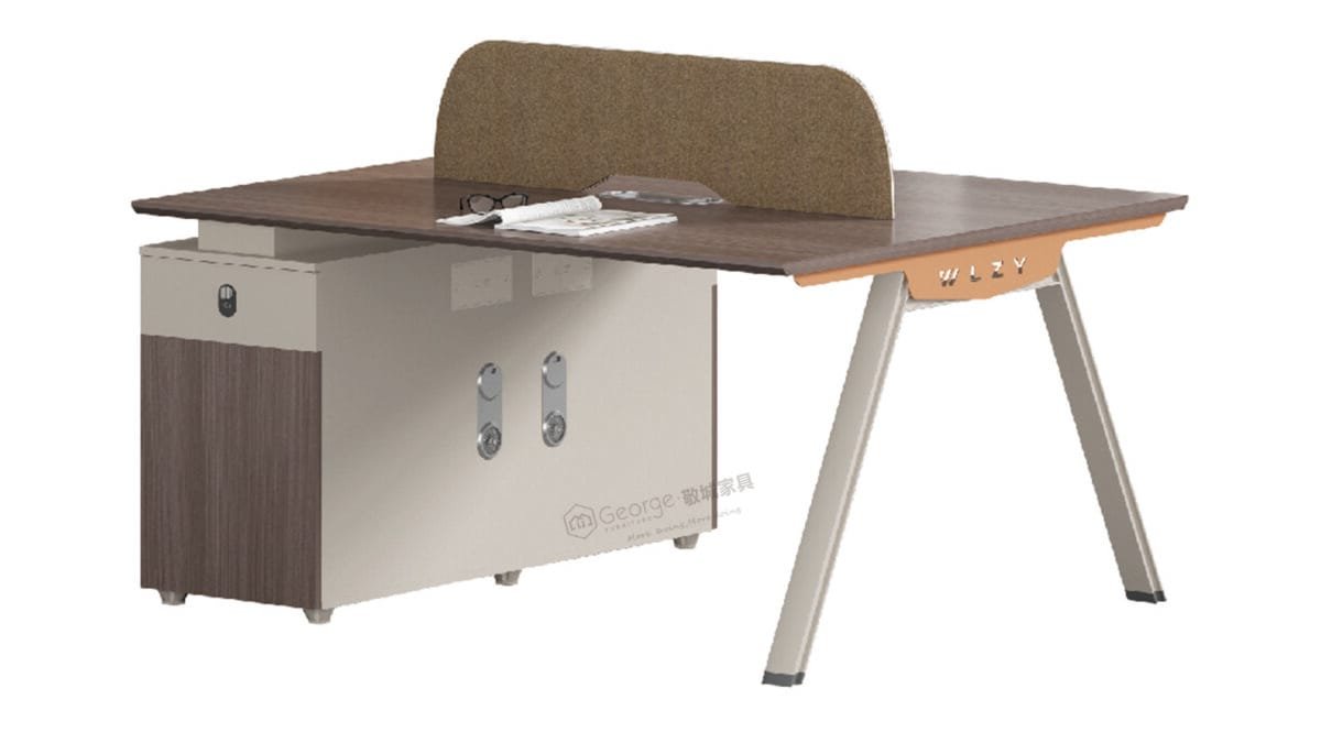 Efficient 2 person office desk