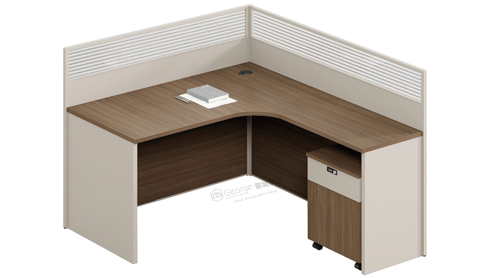 L-Shaped Office Workstation-1