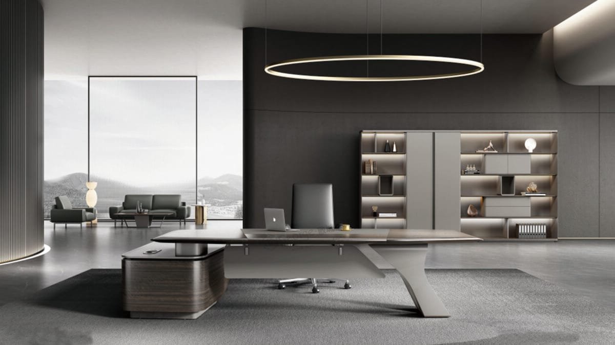 Modern Large Executive Desk