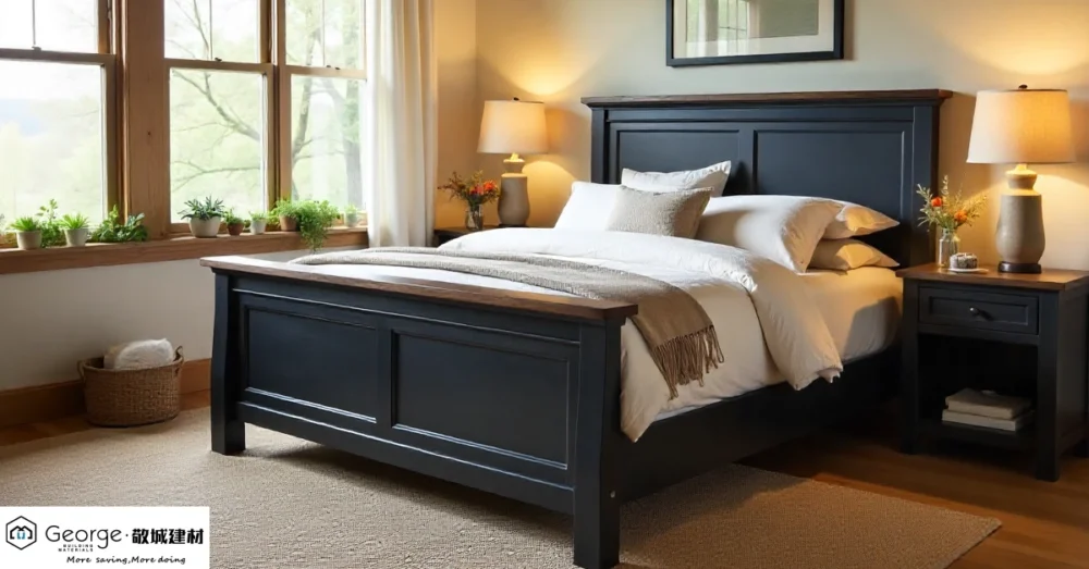 Rustic Black Bedroom Furniture for a Warm Ambiance