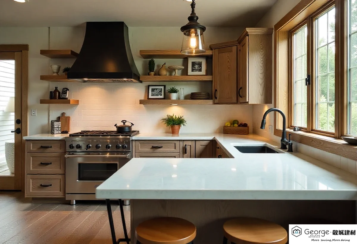 Rustic Modern Fusion Kitchen