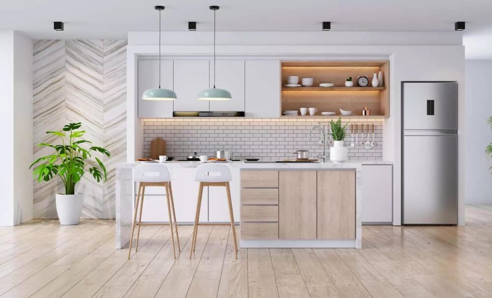 12 Ft Single Wall Kitchen Layout Island