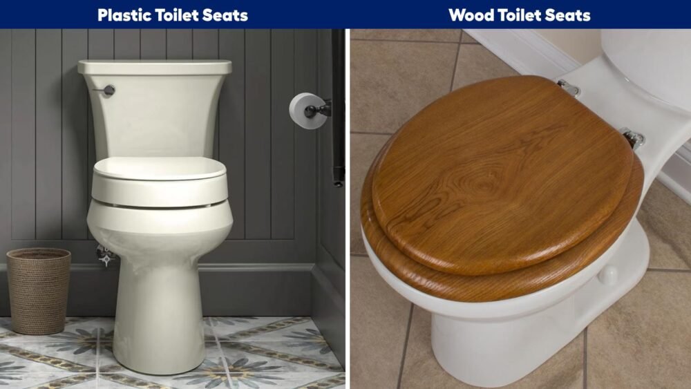 Durable Plastic And Wooden Loo Seats
