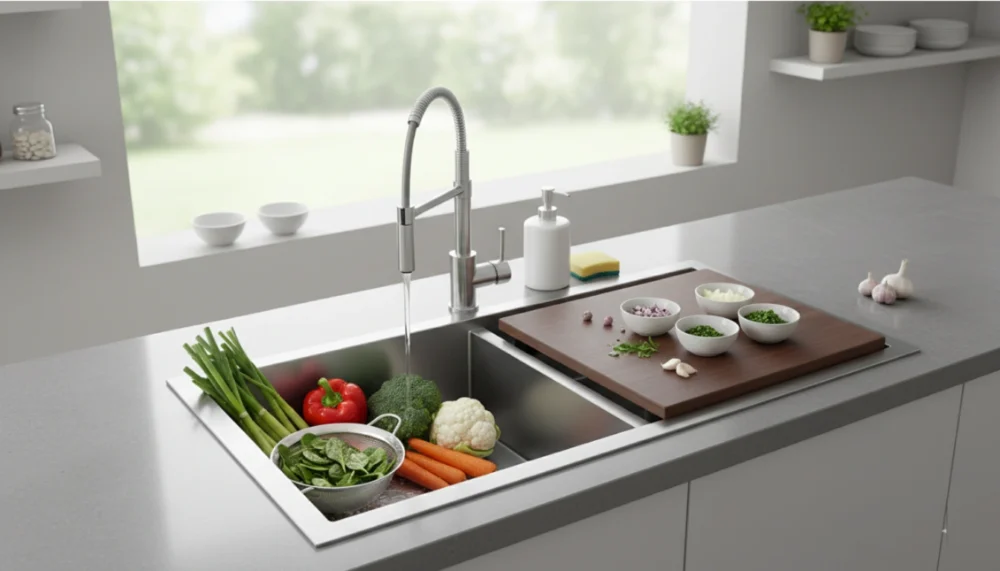 Double Sink Measurements Multitasking