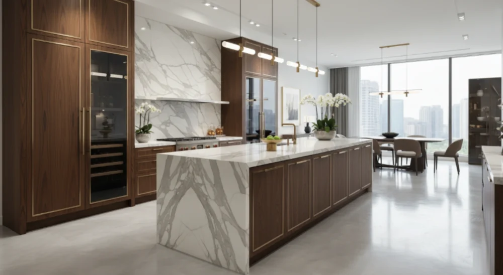 Foshan Luxury Furniture Showroom Kitchen