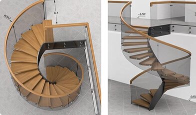 3d Staircase Cad Layout Planning