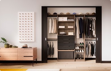 Affordable Basic Walk In Closet System