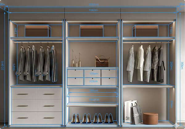 Bespoke Closet Execution Factory Direct Quality