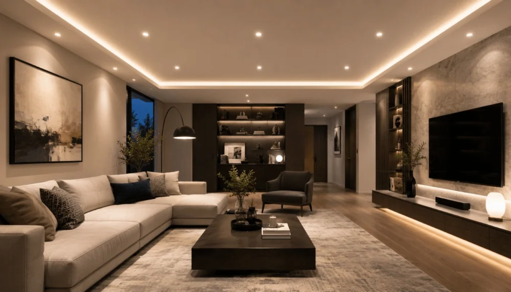 Cost To Install Recessed Lighting Living Room