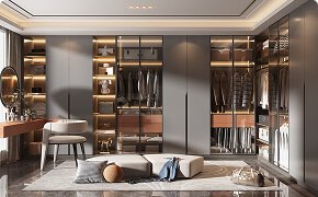Luxury Walk In Closet Premium Materials