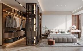 Master Suite Walk In Closet Retreat