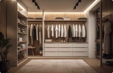 Mid Range Walk In Closet Lighting Upgrades