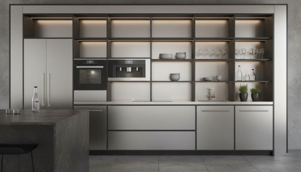 Miele Stainless Steel Kitchen Appliances