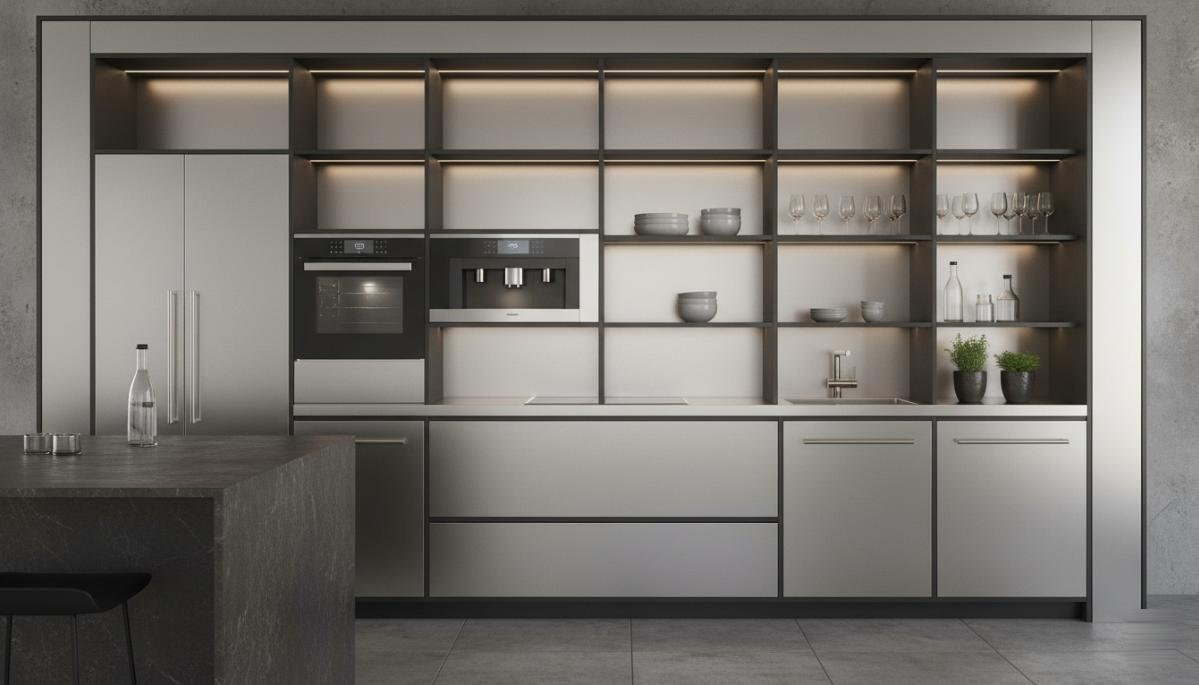 Miele Stainless Steel Kitchen Appliances