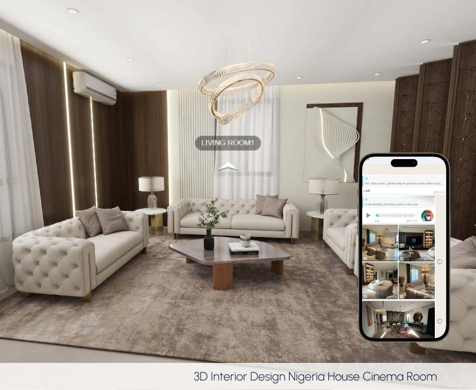Modern Cinema Room Interior Design
