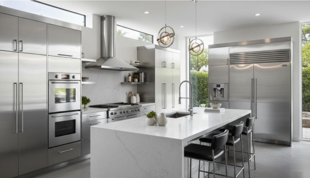 Stainless Steel Kitchens Domestic Use