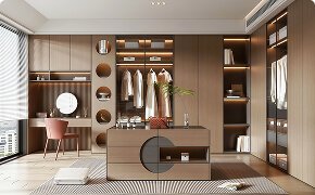 Walk In Closet Island Centerpiece Storage