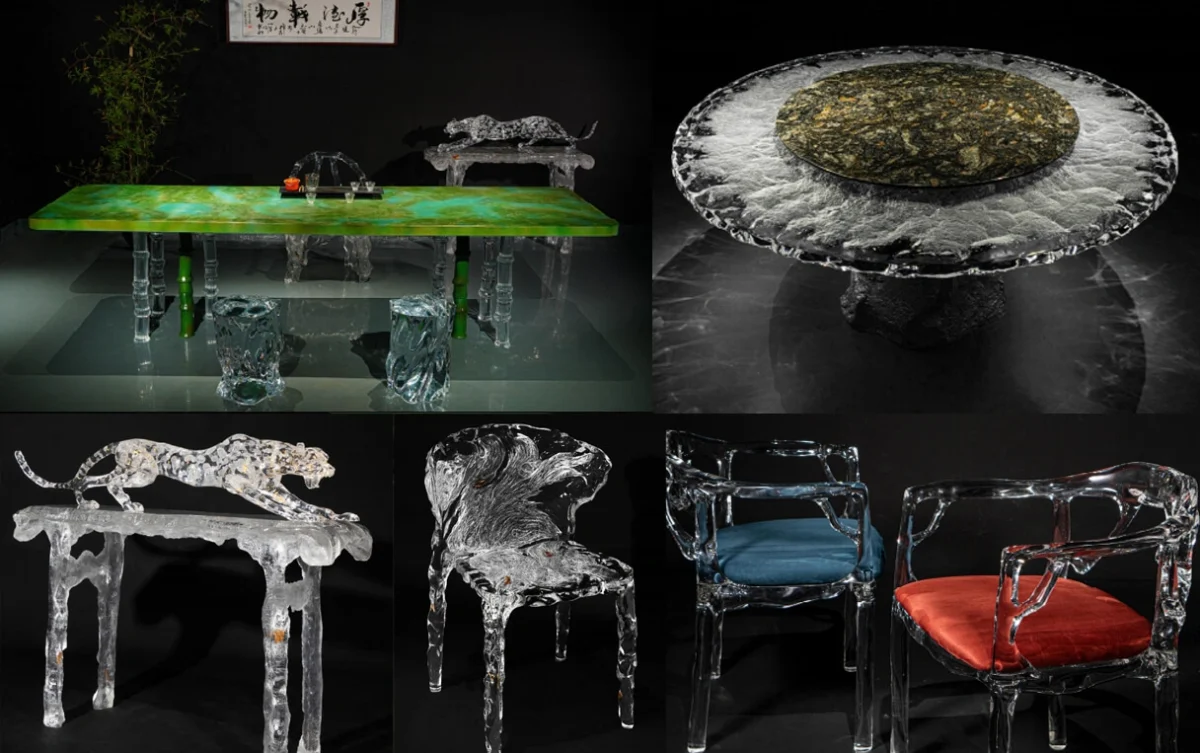 Crystal Dining Table Luxury Home Decor