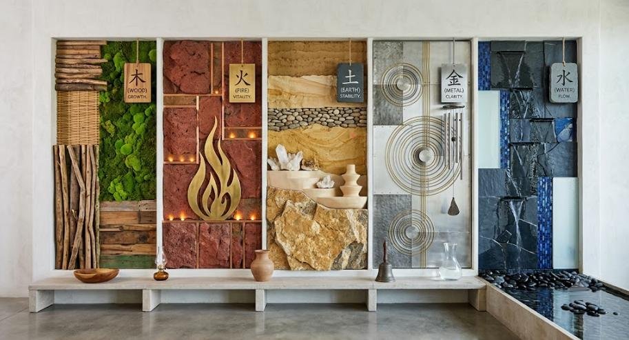 Five Feng Shui Elements Office Design