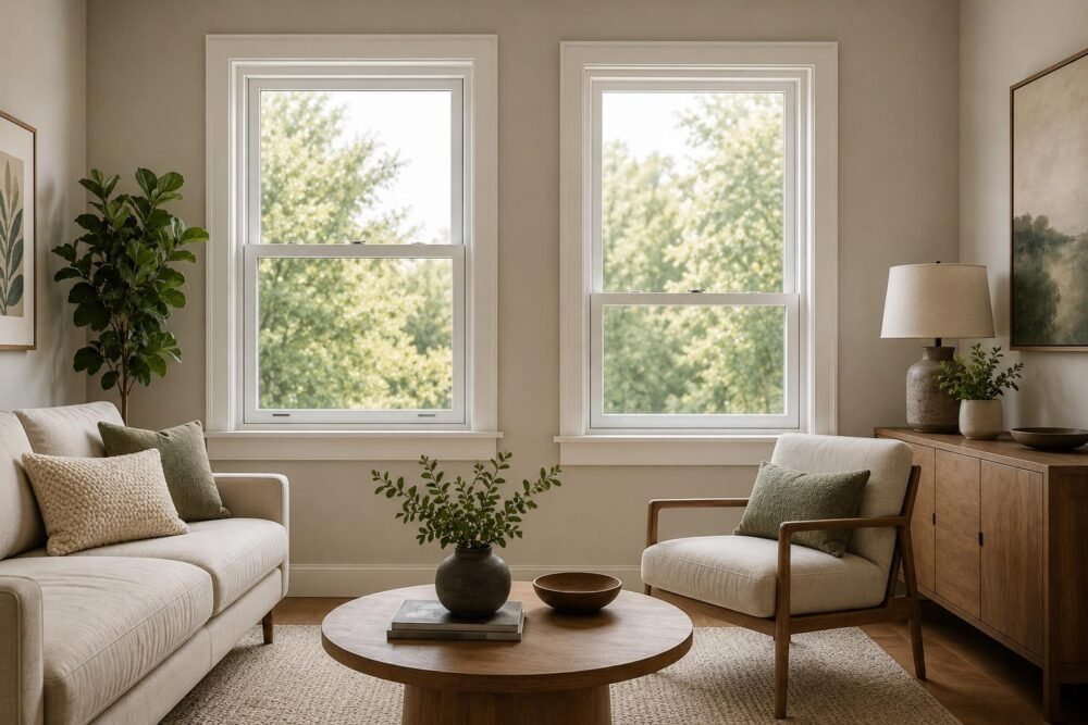 Double Hung Vs Single Hung Window Living Room