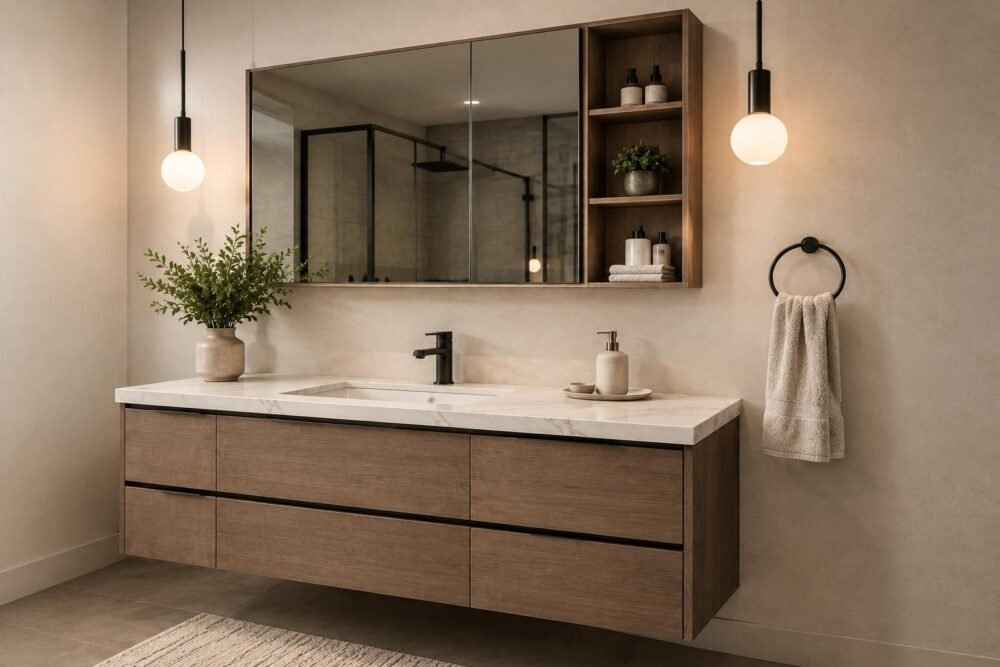 Modern Bathroom Prefab Cabinets