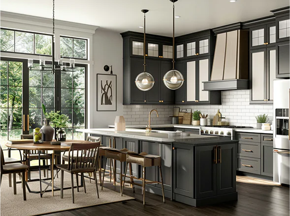 custom-Minimdlist kitchens with smart storage